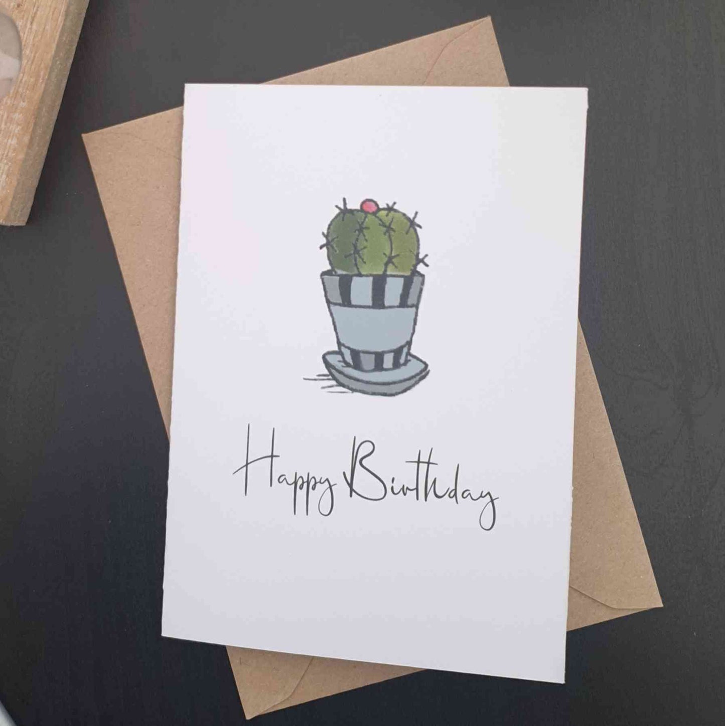 PRICKLY POTS: Cute Cacti ' Happy Birthday Card