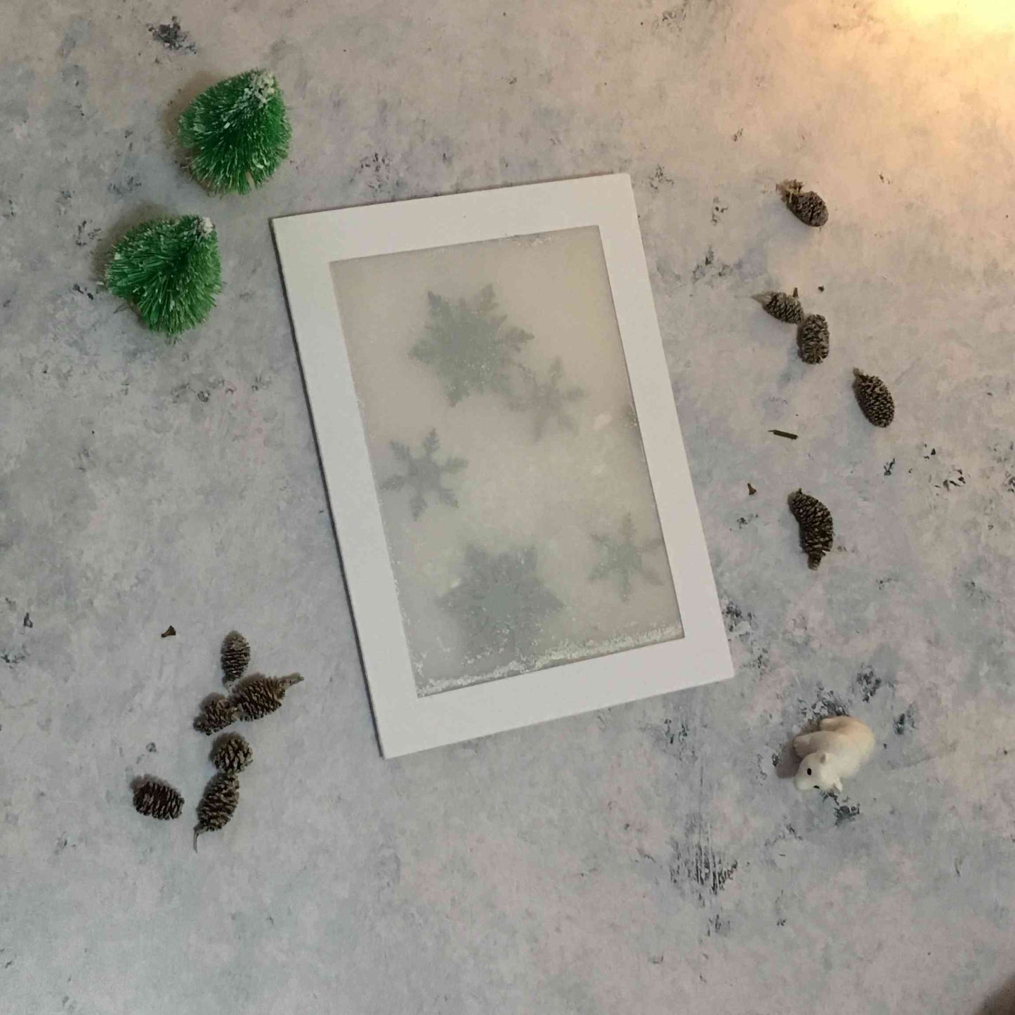 Snowflake Shaker Card