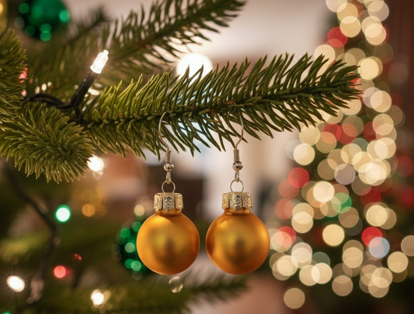 Mini Bauble Dangly Earrings