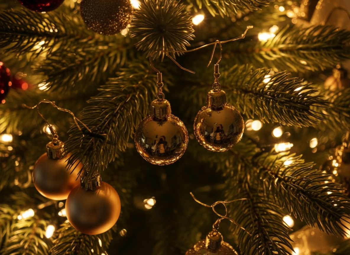 Mini Bauble Dangly Earrings