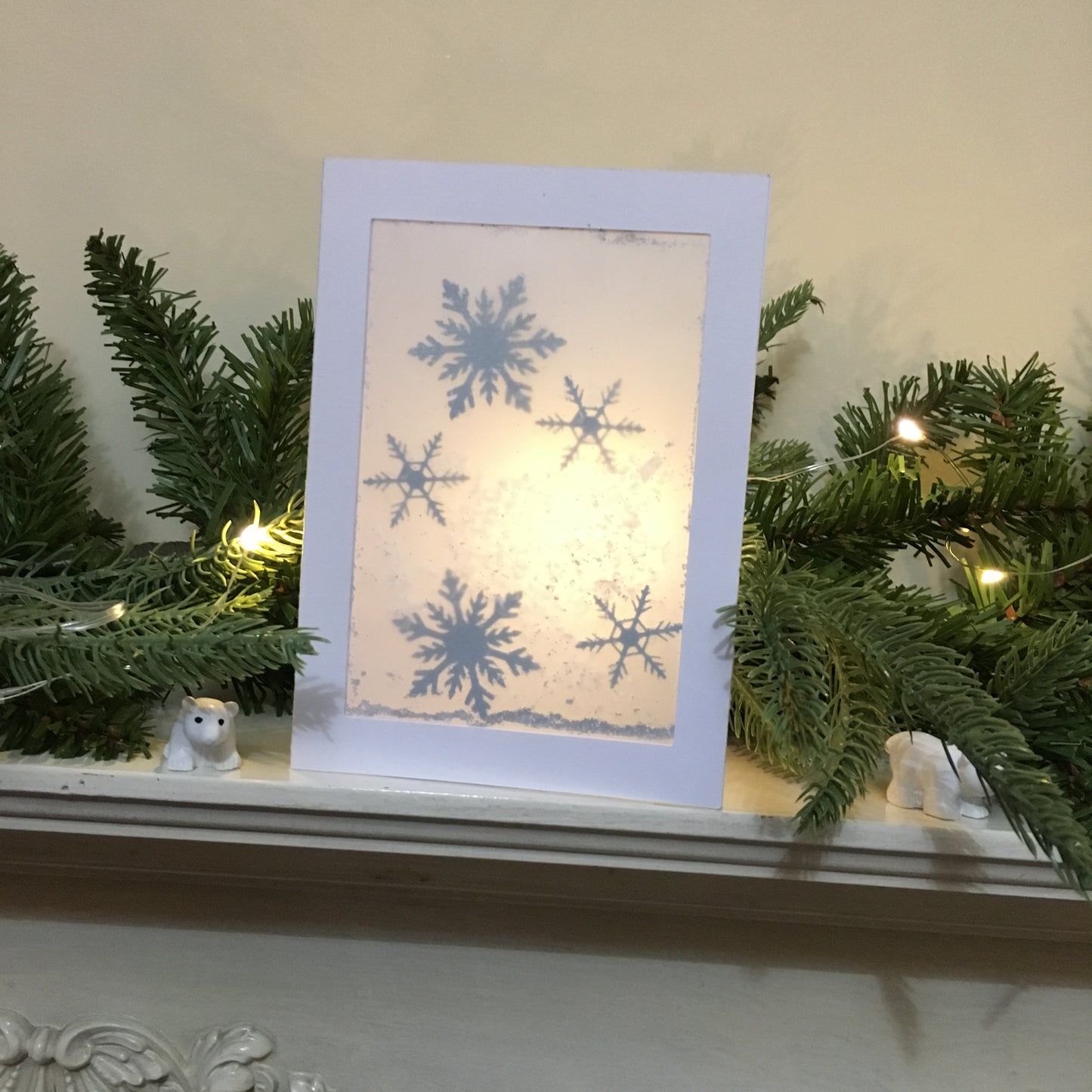 Snowflake Shaker Card