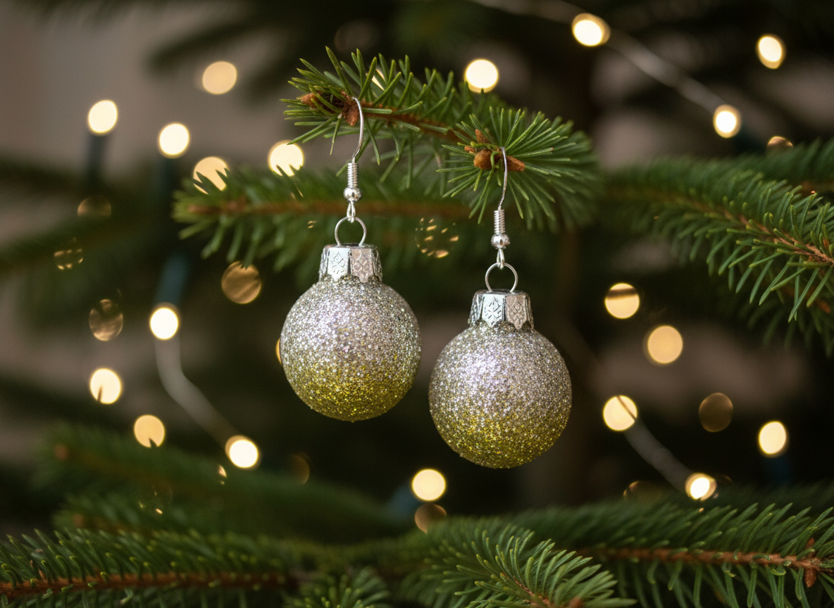 Mini Bauble Dangly Earrings